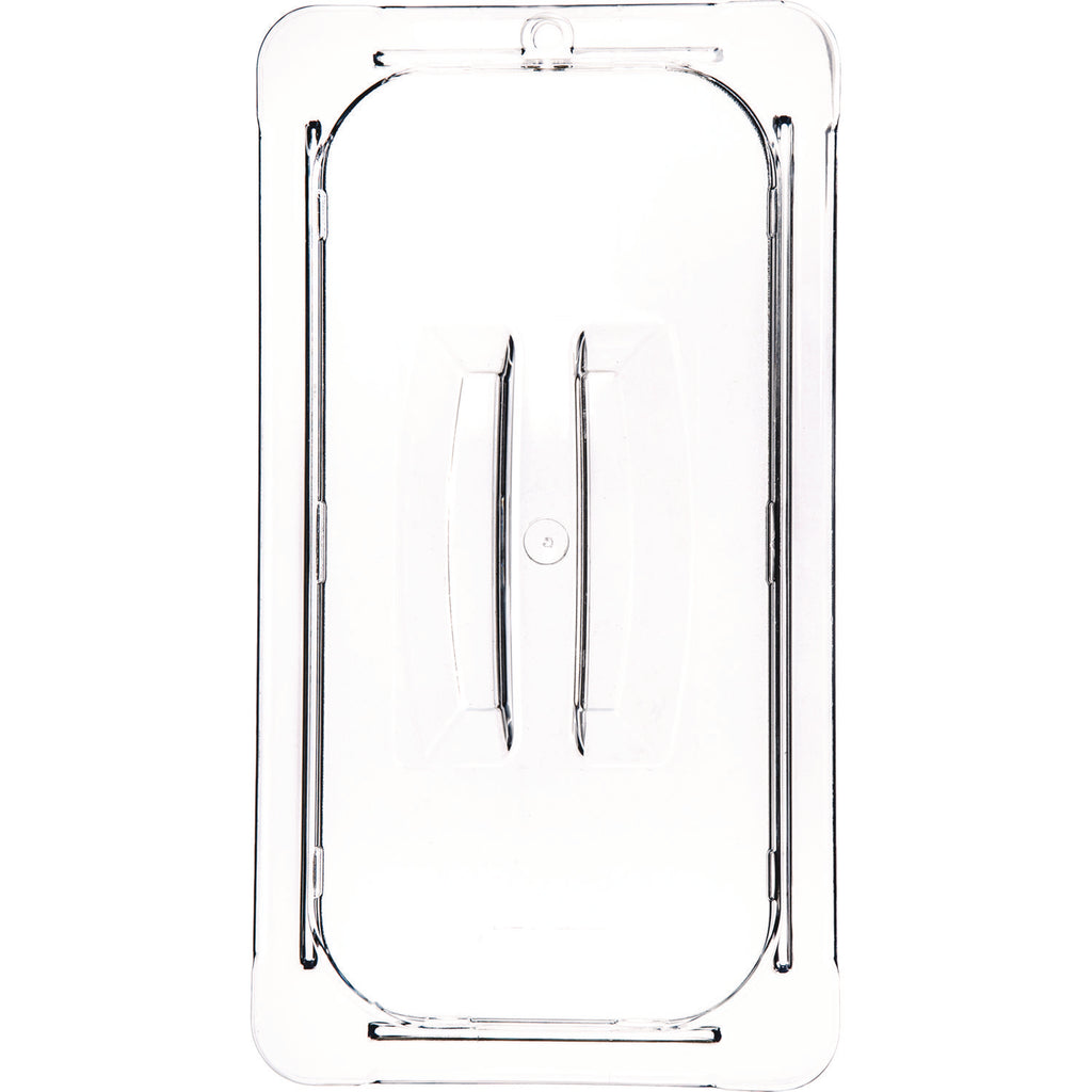 storplus-polycarbonate-handled-universal-lid-7-x-125-x-088-clear-plastic_cfs10270u07 - 2