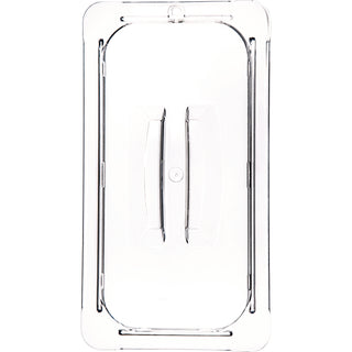storplus-polycarbonate-handled-universal-lid-7-x-125-x-088-clear-plastic_cfs10270u07 - 2