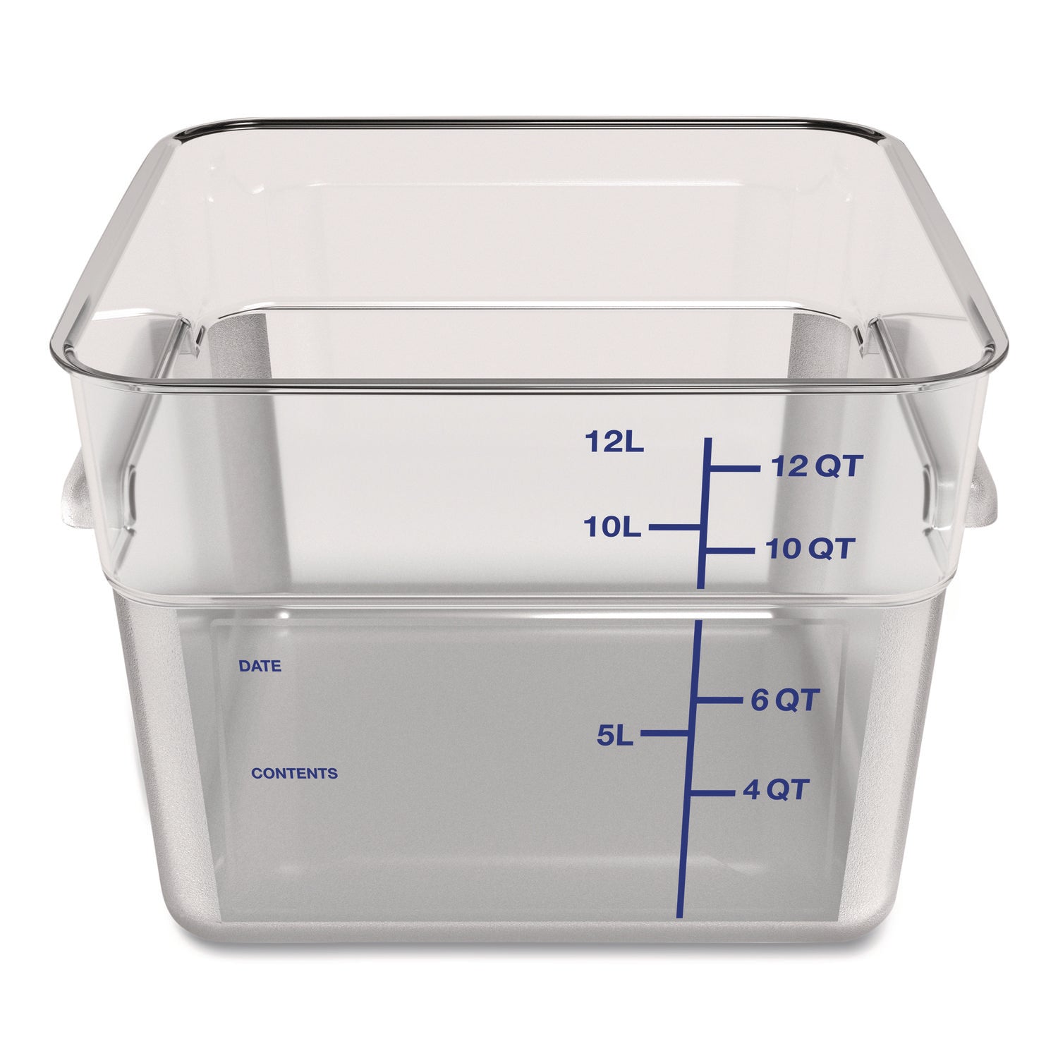 squares-polycarbonate-food-storage-container-12-qt-1113-x-1113-x-825-clear-plastic_cfs1195407 - 2