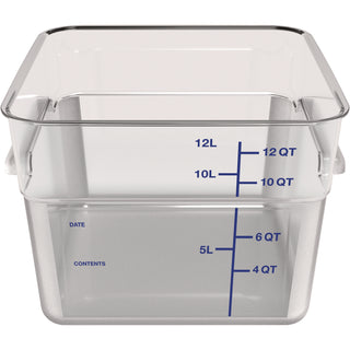 squares-polycarbonate-food-storage-container-12-qt-1113-x-1113-x-825-clear-plastic_cfs1195407 - 2