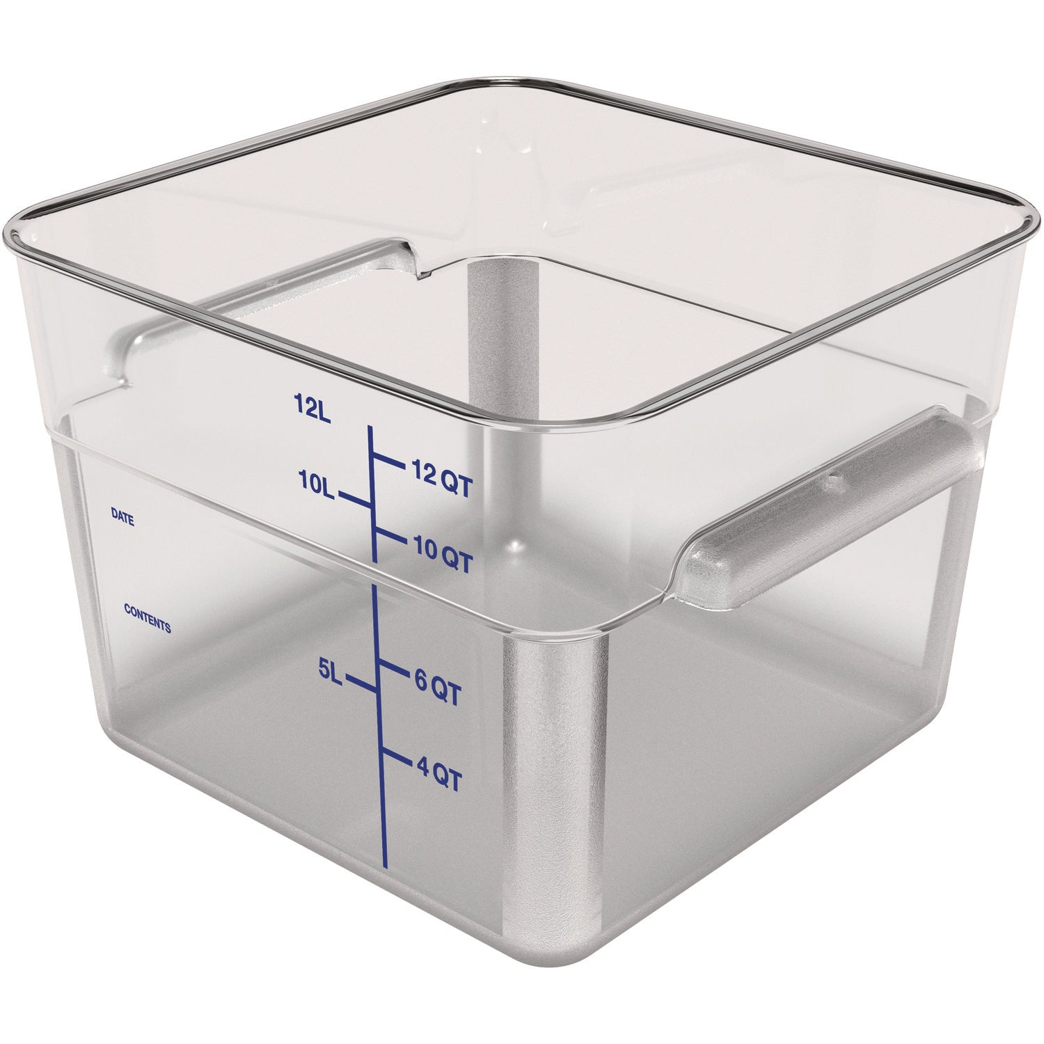 squares-polycarbonate-food-storage-container-12-qt-1113-x-1113-x-825-clear-plastic_cfs1195407 - 1