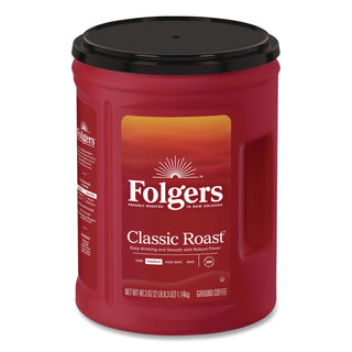 Folgers Ground Canister Classic Roast Coffee - Medium - 1 Each