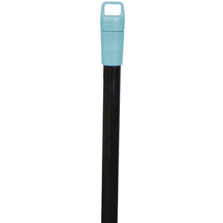 Lobby Dust Pan Broom, 36.86", Black/Blue