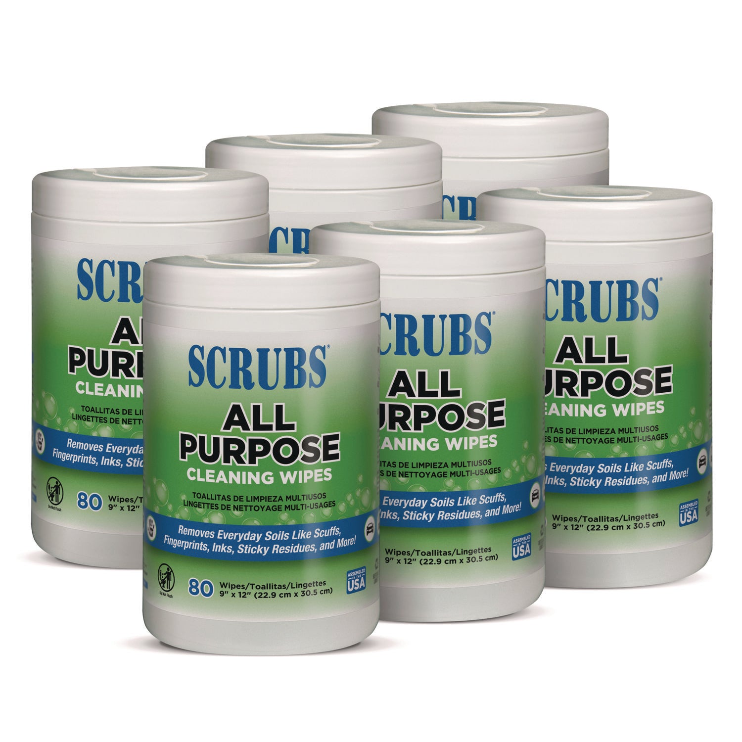 multi-surface-wipes-9-x-12-citrus-scent-white-80-wipes-canister-6-canisters-carton_itw96580 - 1