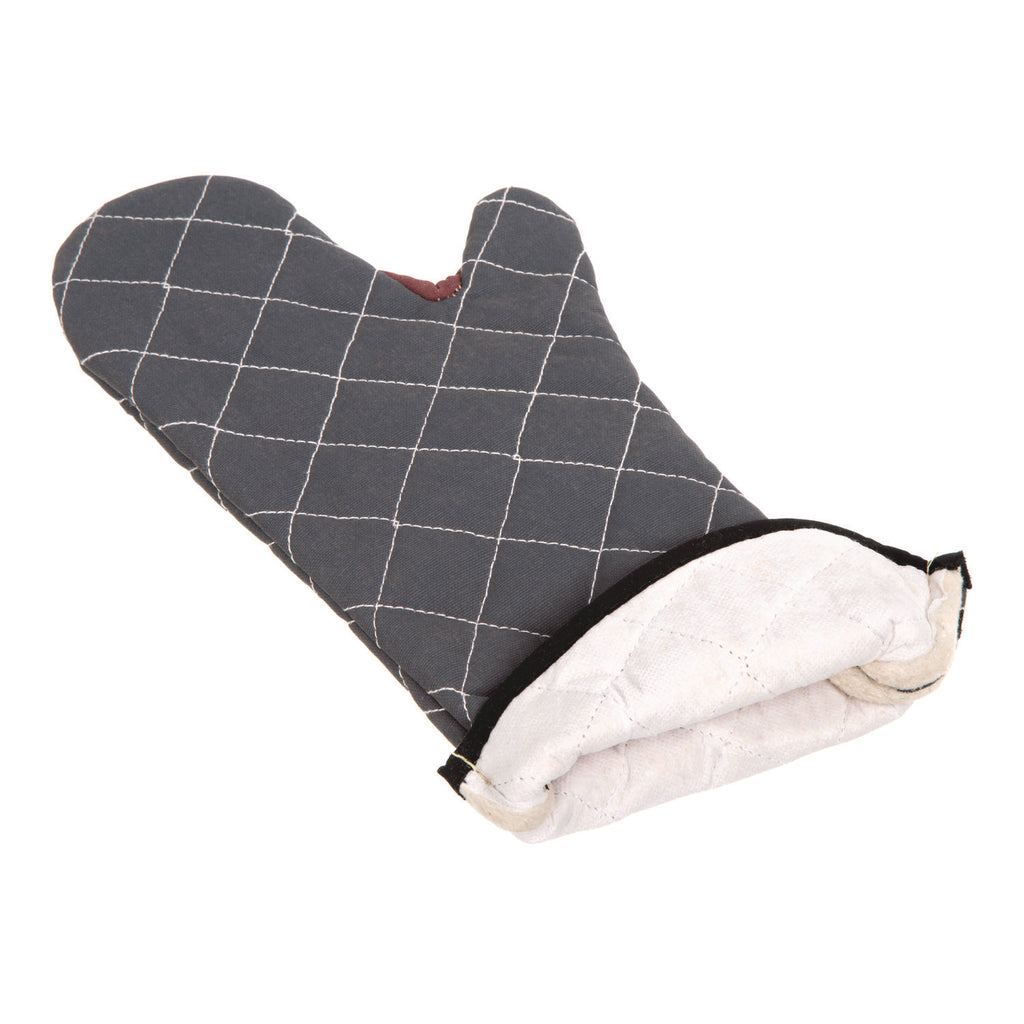 Bestguard Oven Mitt, 17", WebGuard Plus Fabric, Black, Pair