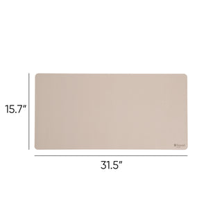 Vegan Leather Desk Pads, 31.5 x 15.7, SandStone