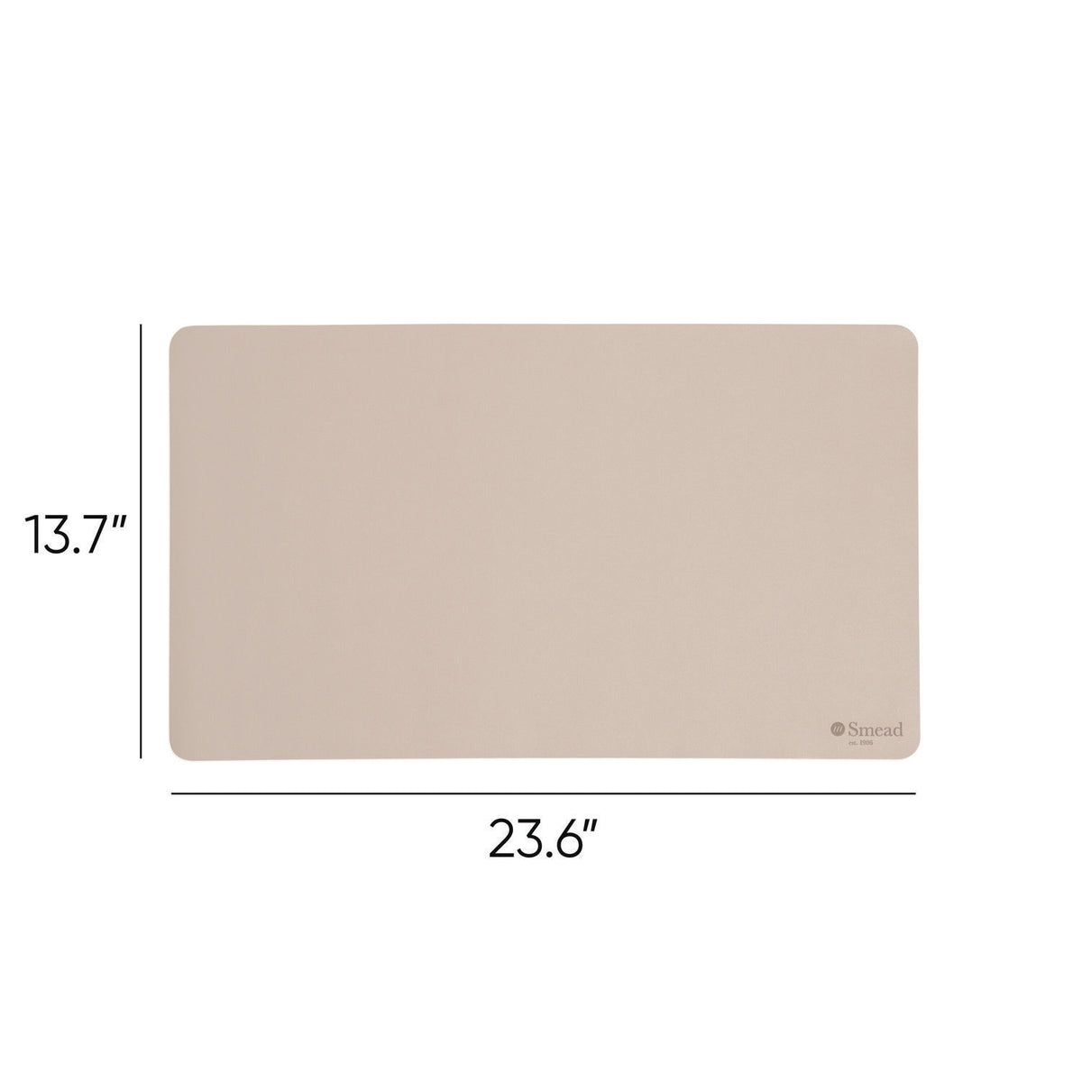 Vegan Leather Desk Pads, 23.6 x 13.7, SandStone