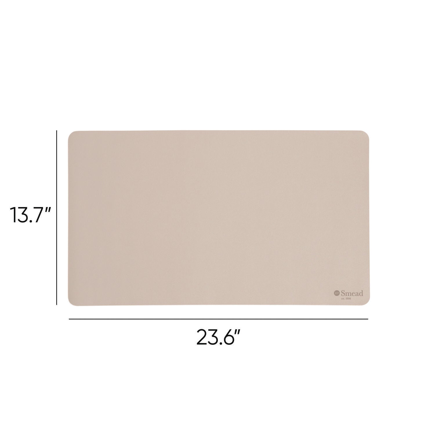 Vegan Leather Desk Pads, 23.6 x 13.7, SandStone