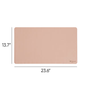 Vegan Leather Desk Pads, 23.6 x 13.7, Light Pink