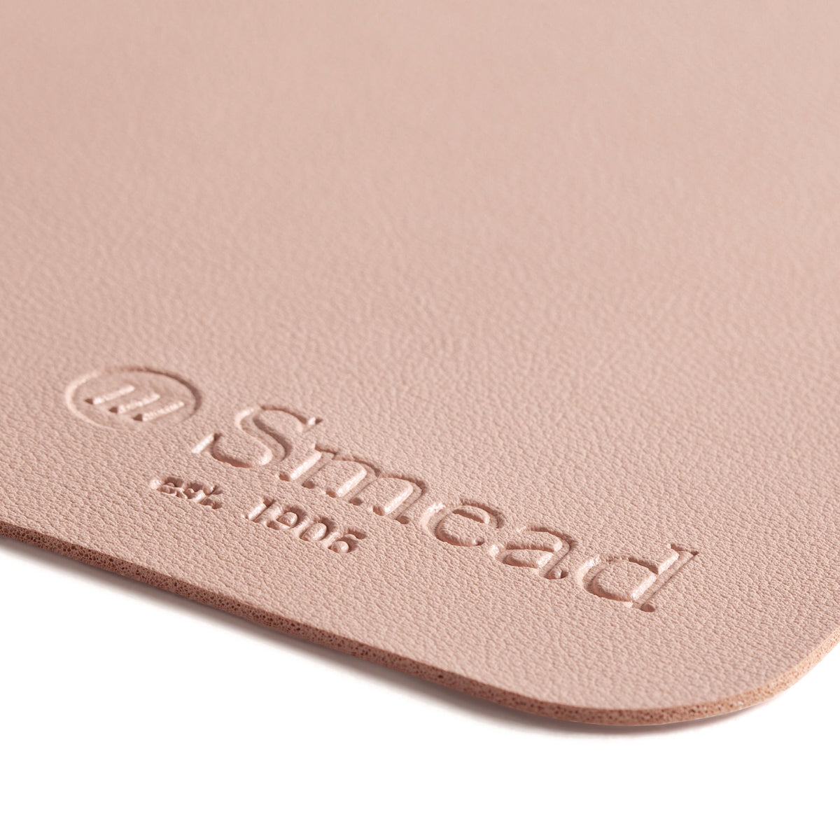 Vegan Leather Desk Pads, 23.6 x 13.7, Light Pink