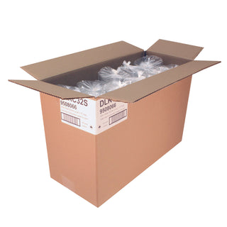 Kal-Clear/Nexclear Drink Cup Lids, Dome Lid, Fits 32 oz Cold Cups, Clear, 500/Carton