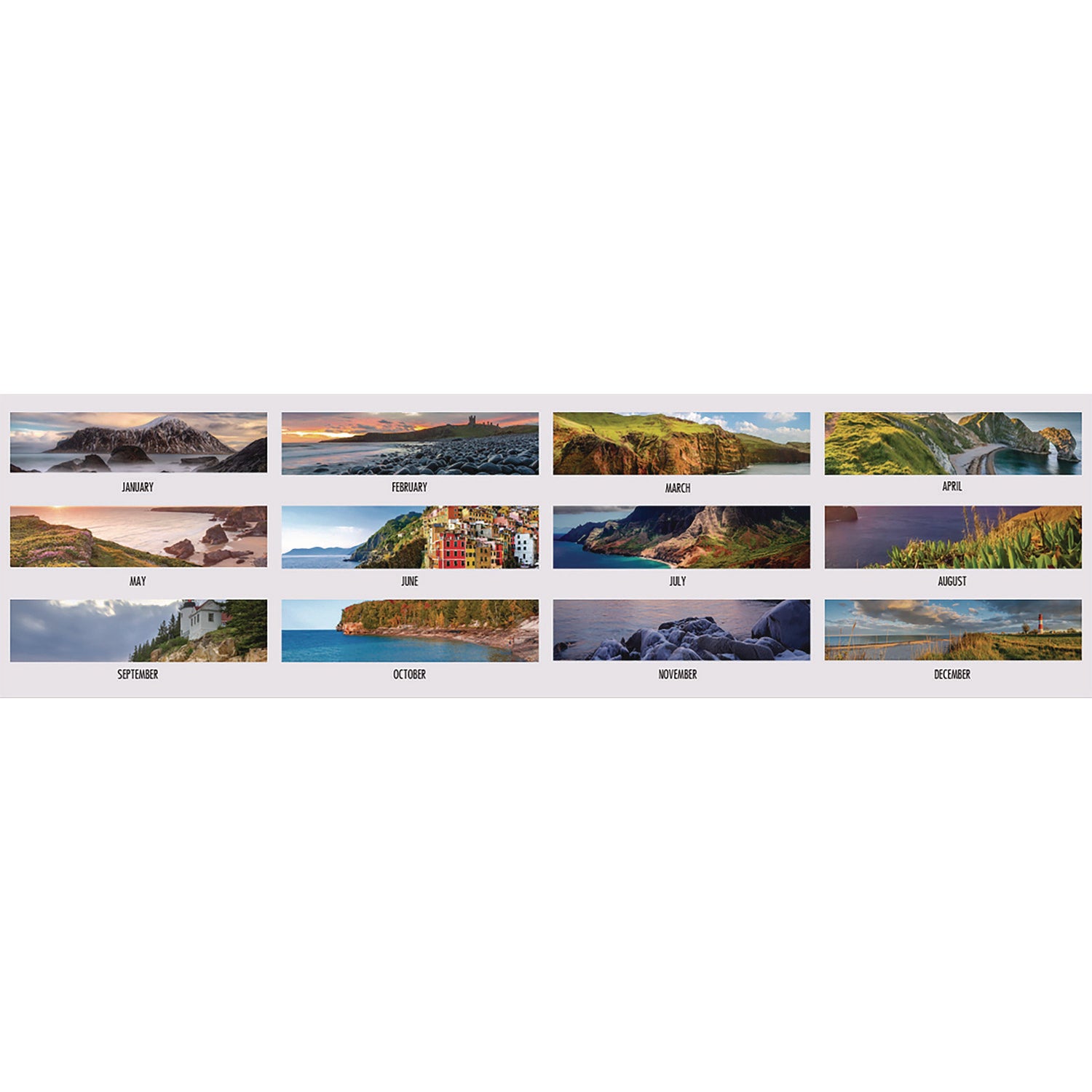 earthscapes-recycled-monthly-desk-pad-calendar-coastlines-photos-22-x-17-black-binding-corners12-month-jan-dec-2024_hod178 - 3