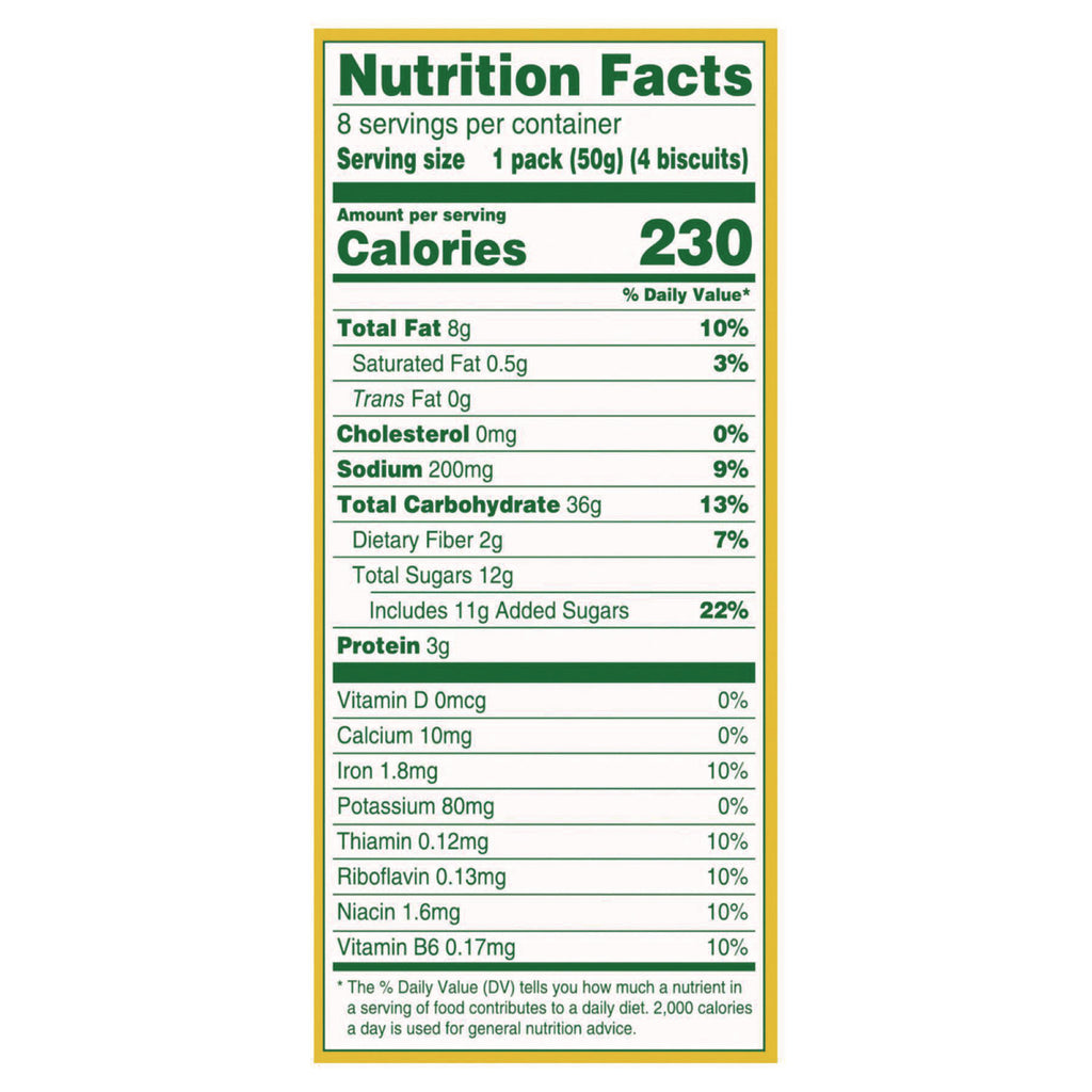 belVita Breakfast Biscuits, Blueberry, 1.76 oz Pack, 8/Box