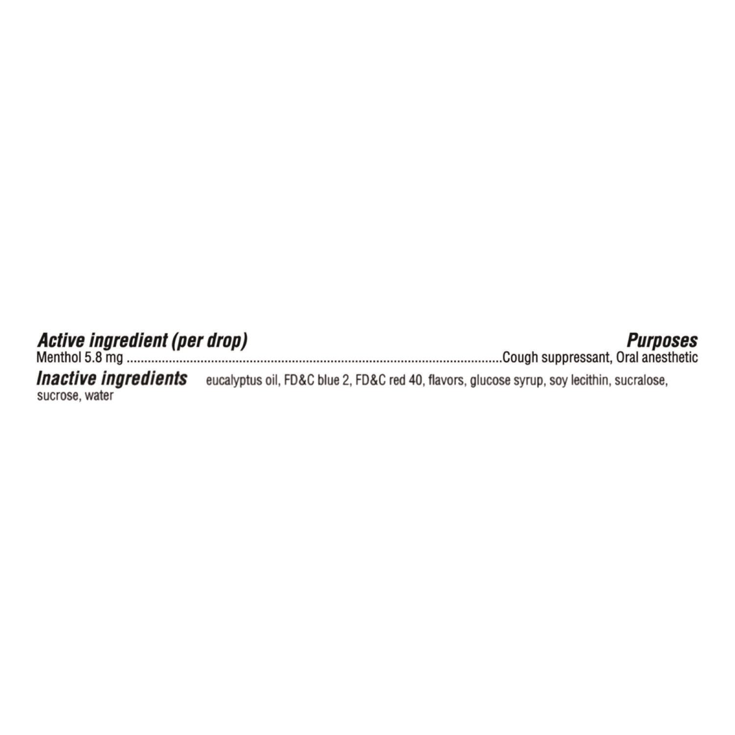 Triple Action Cough Drops, Cherry, 30/Bag, 12 Bags/Box