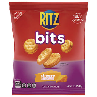 Ritz Bits, Cheese, 1.5 oz Packs, 60/Carton