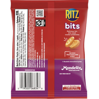Ritz Bits, Cheese, 1.5 oz Packs, 60/Carton