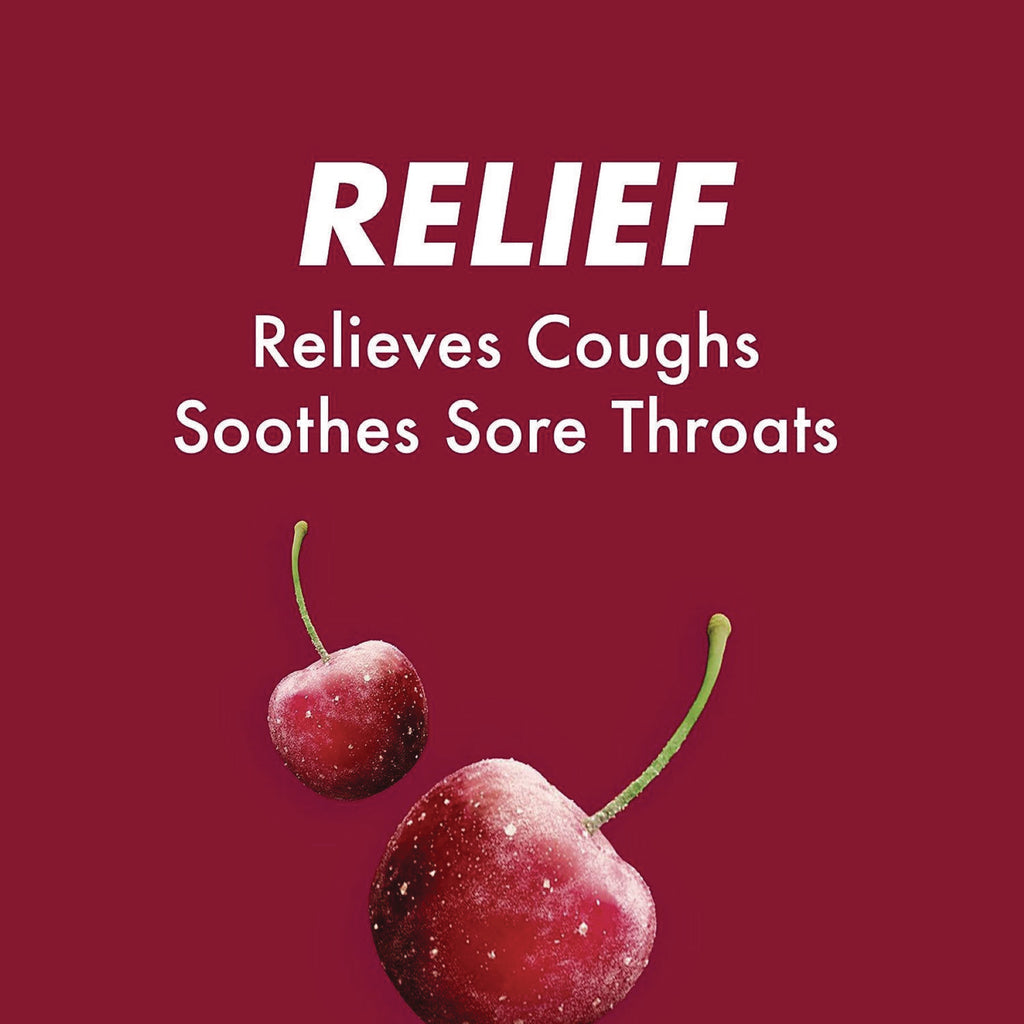 Triple Action Cough Drops, Cherry, 30/Bag, 12 Bags/Box