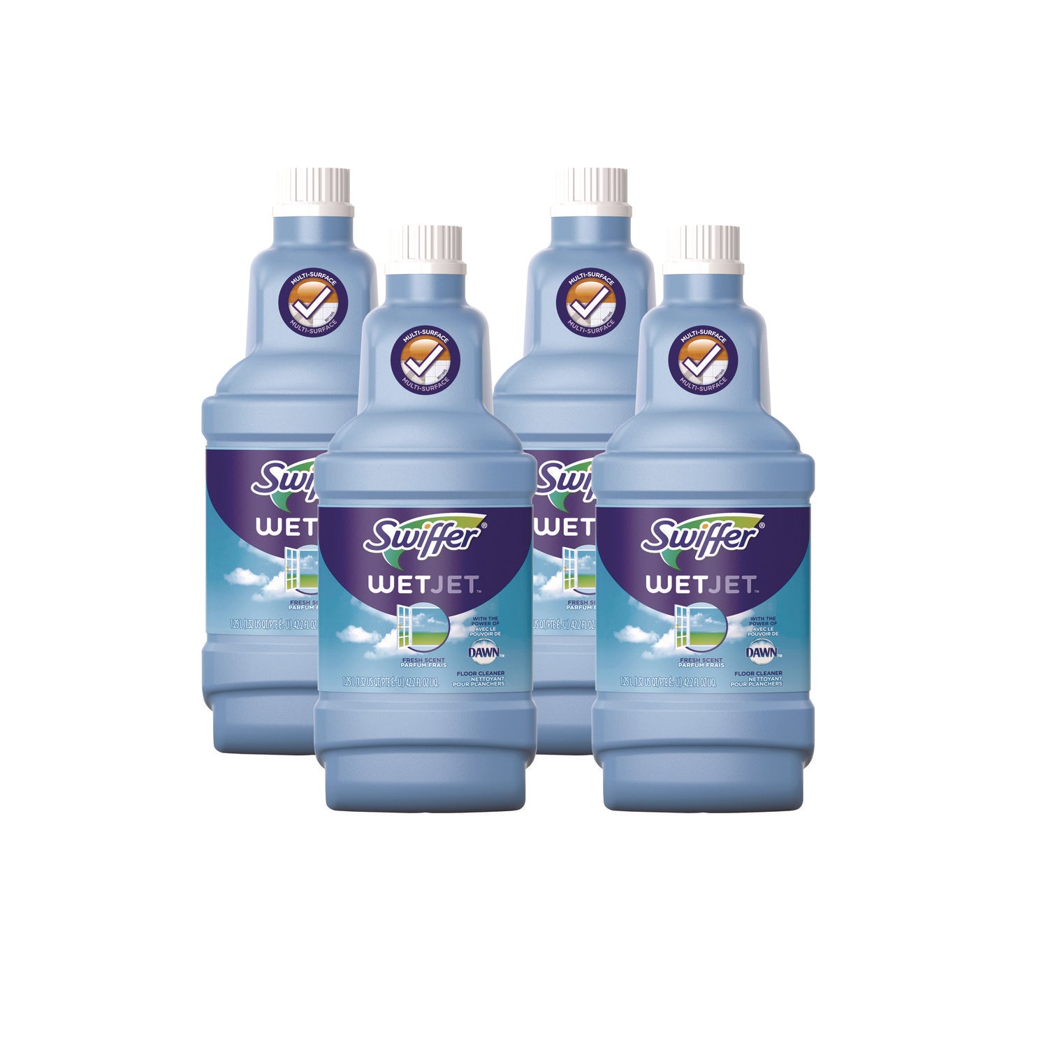 wetjet-system-cleaning-solution-refill-fresh-scent-125-l-bottle-4-carton_pgc77810 - 1
