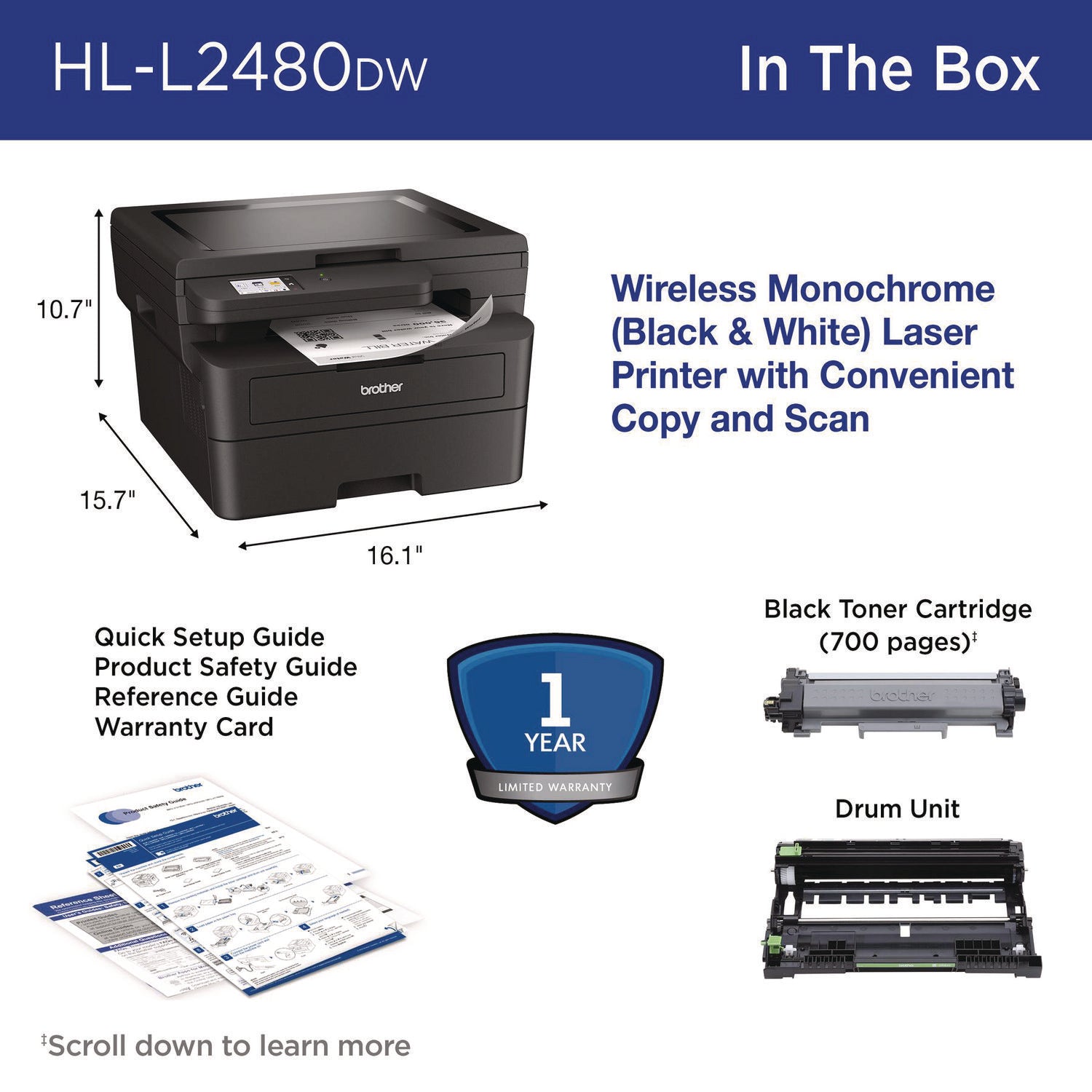 wireless-hl-l2480dw-compact-monochrome-multi-function-laser-printer-copy-print-scan_brthll2480dw - 6