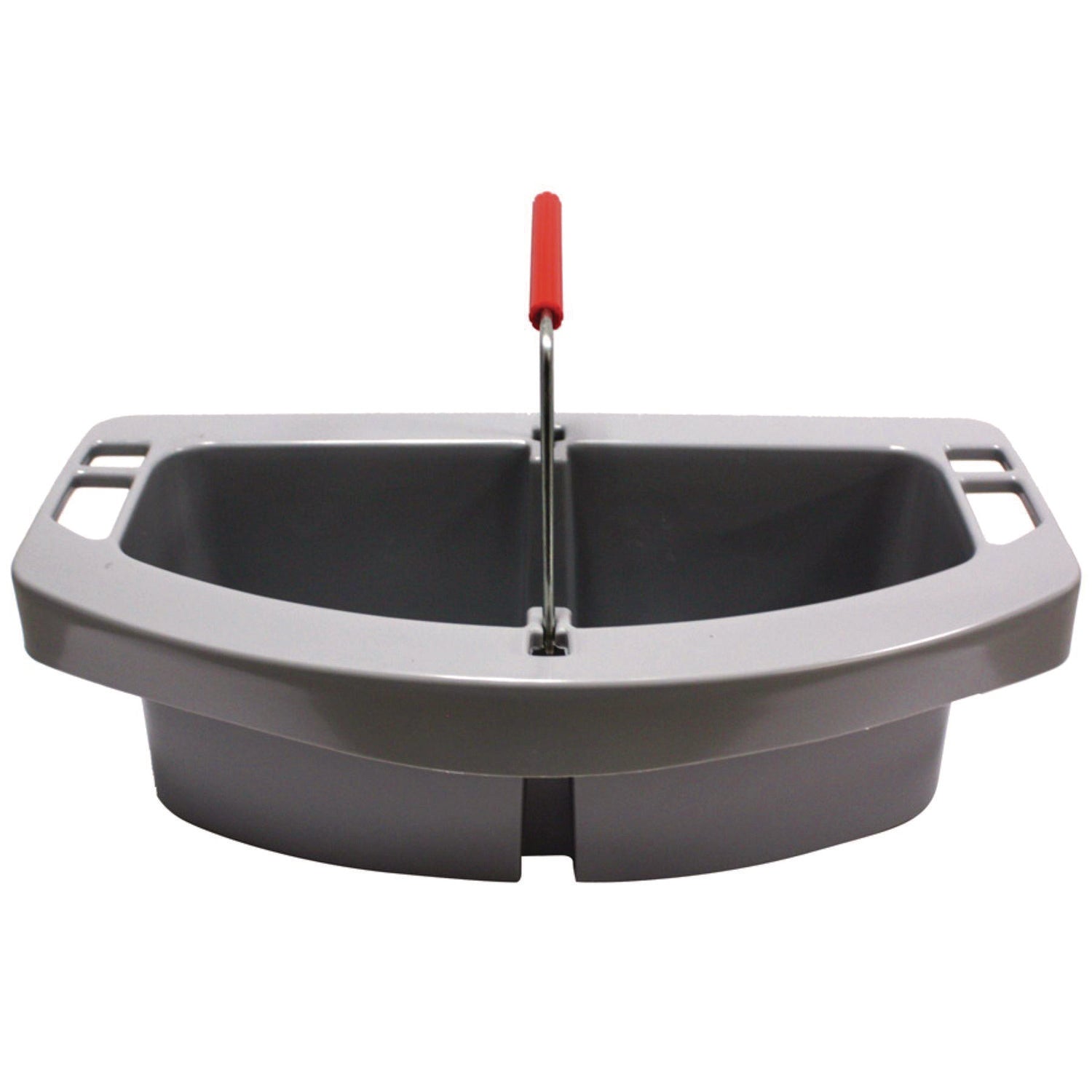 Maid Caddy, 2-Comp, 16w x 9d x 5h, Gray
