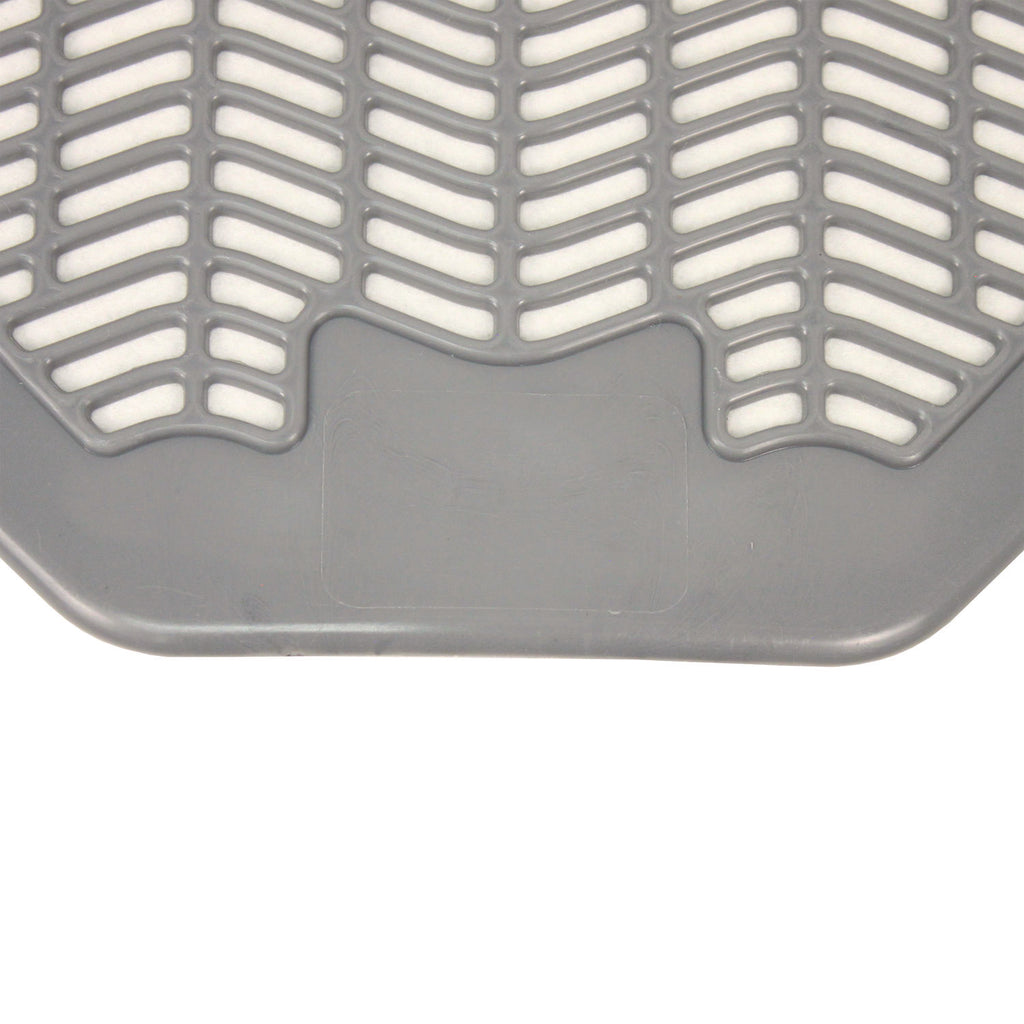 Disposable Urinal Floor Mat, Nonslip, Orchard Zing Scent, 17.5 x 20.38, Gray, 6/Carton