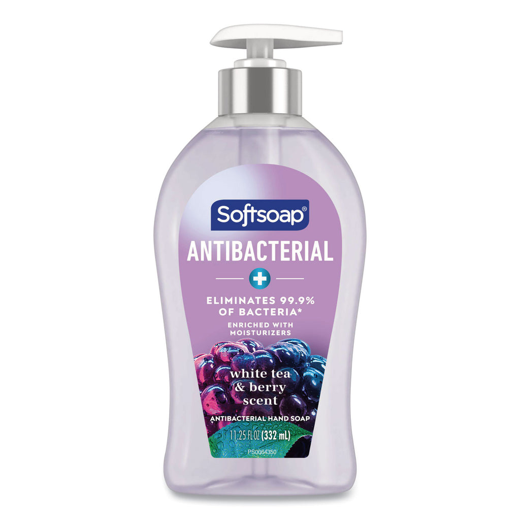Antibacterial Hand Soap, White Tea and Berry Fusion, 11.25 oz Pump Bottle