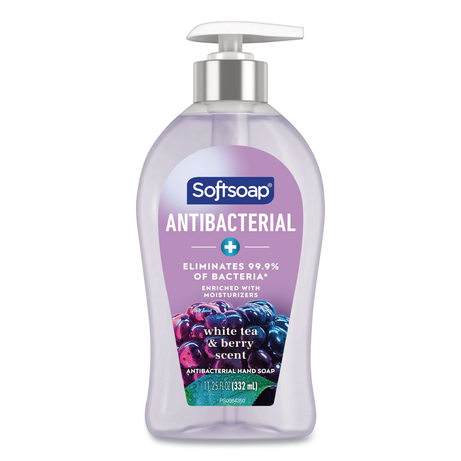 Antibacterial Hand Soap, White Tea and Berry Fusion, 11.25 oz Pump Bottle