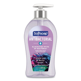 Antibacterial Hand Soap, White Tea and Berry Fusion, 11.25 oz Pump Bottle