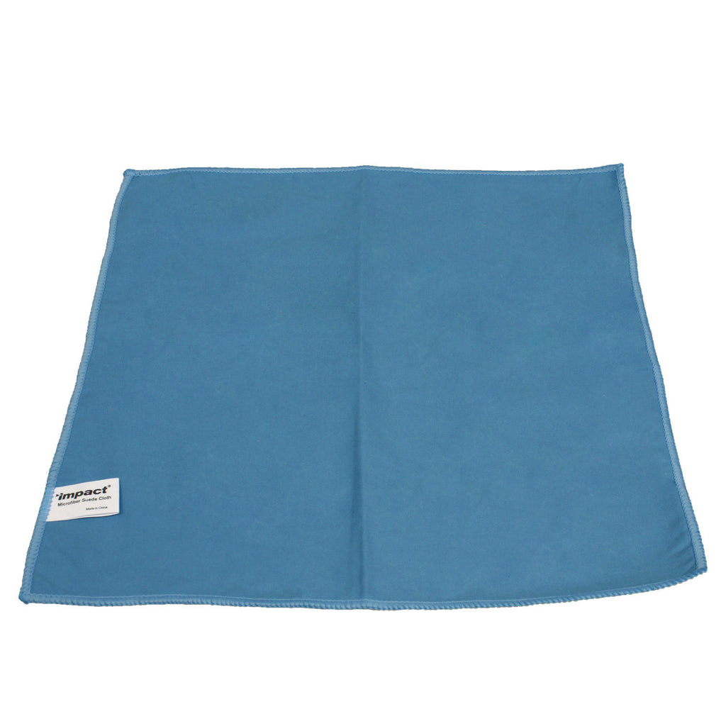Lightweight Microfiber Cloths, 16 x 16, Blue, 12/Pack, 18 Packs/Carton