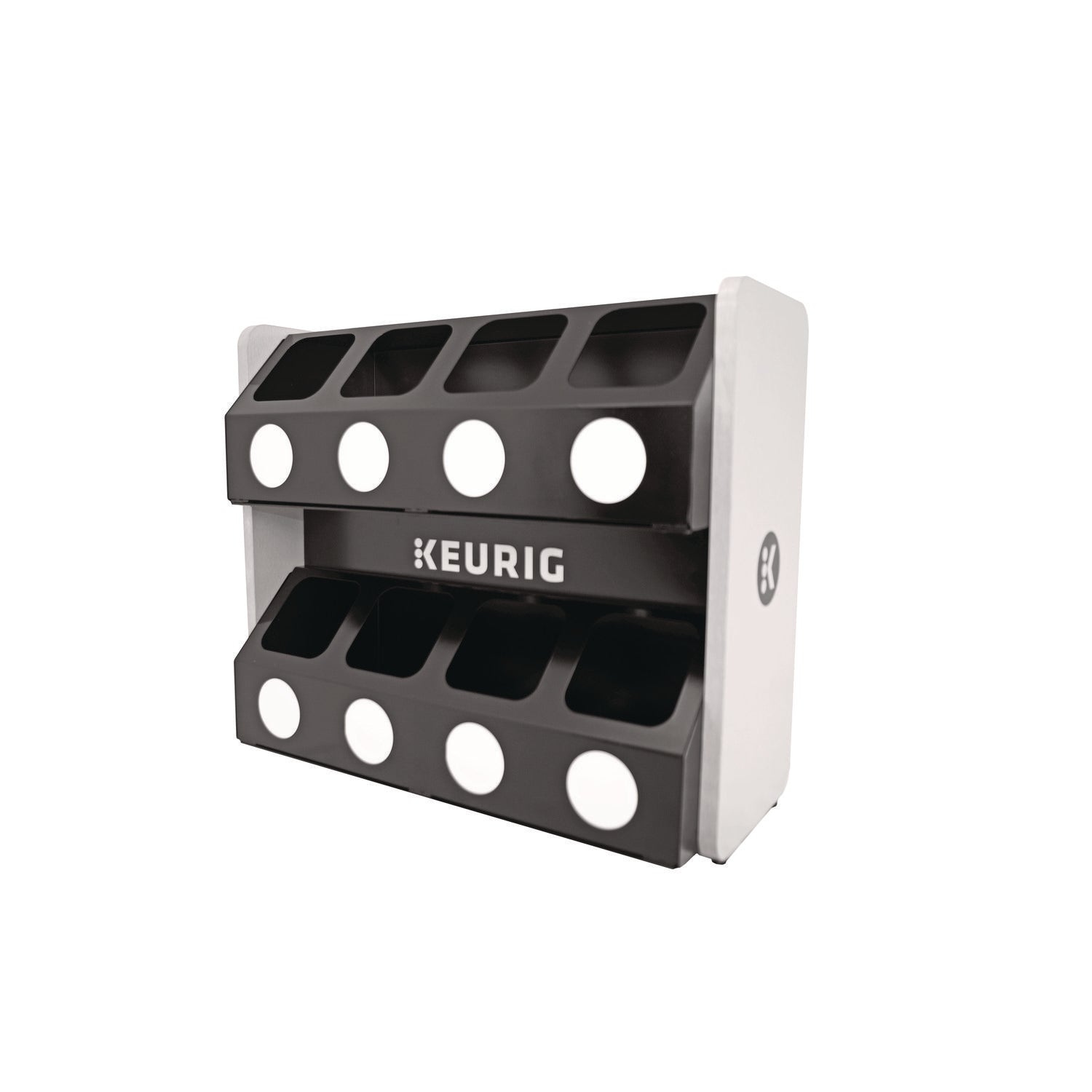 Premium K-Cup Pod Storage Rack 8-Sleeve, 16 x 21 x 18, Black - 2