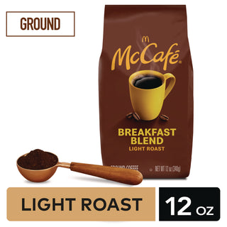 Ground Coffee, Breakfast Blend, 12 oz Bag
