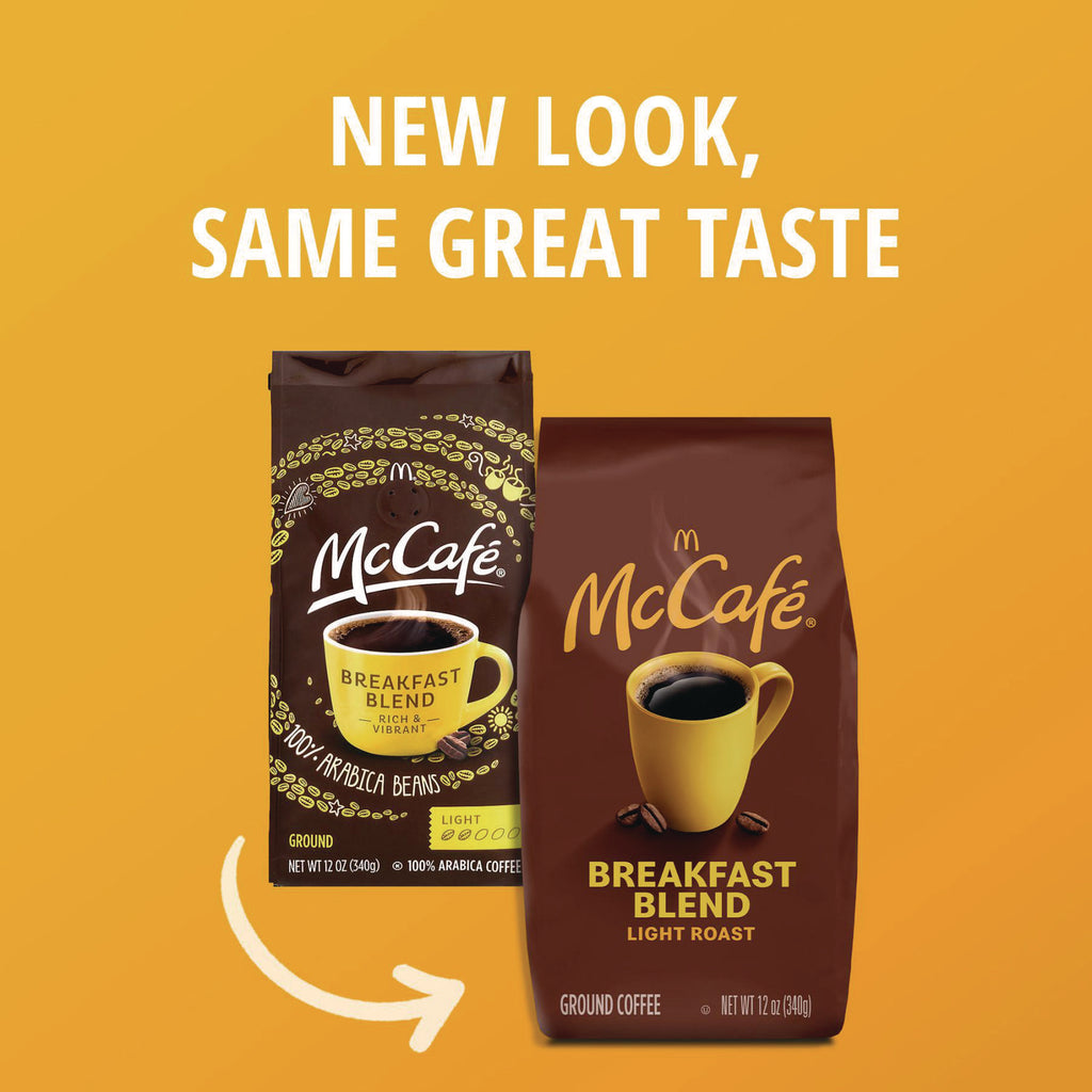 Ground Coffee, Breakfast Blend, 12 oz Bag