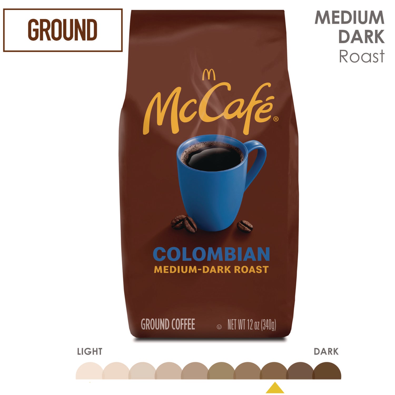 Ground Coffee, Colombian, 12 oz Bag