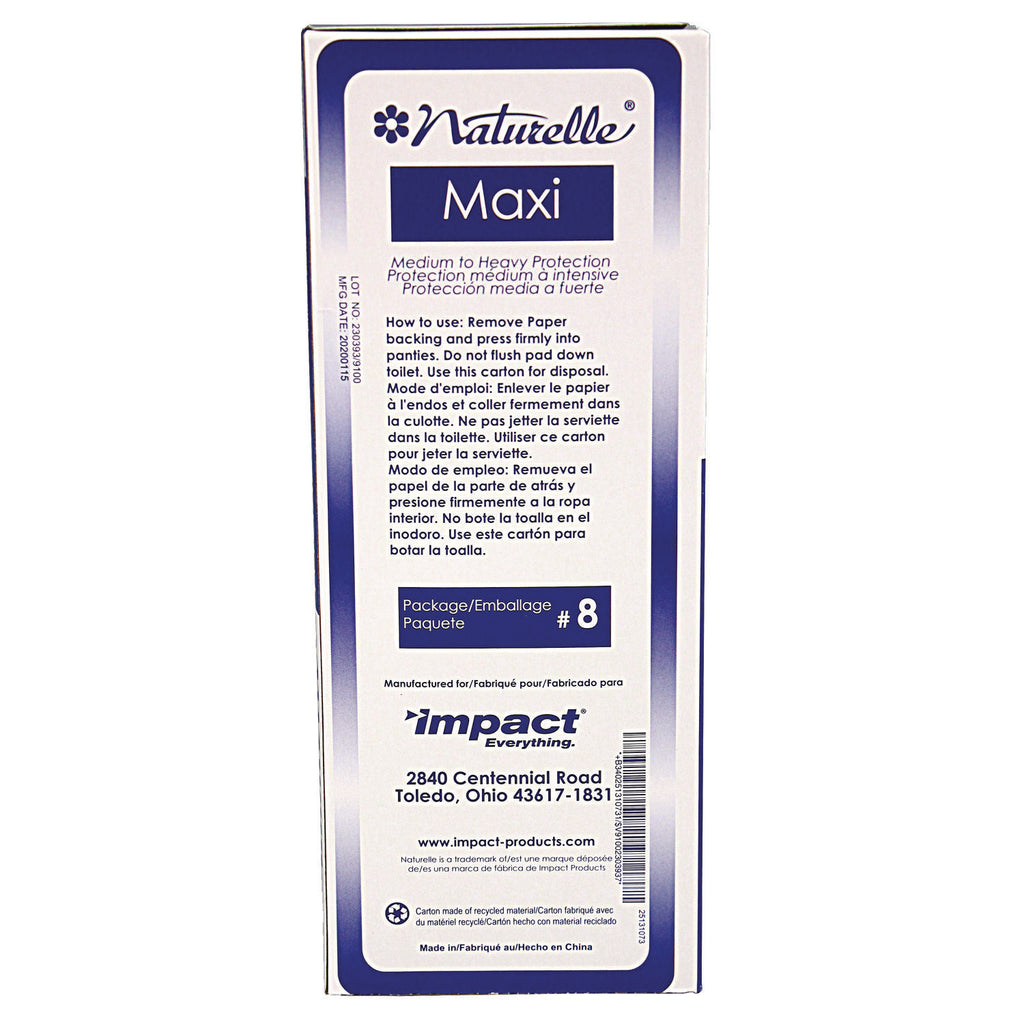 naturelle-maxi-pads-#8-ultra-thin-250-individually-wrapped-carton_imp25131073 - 4