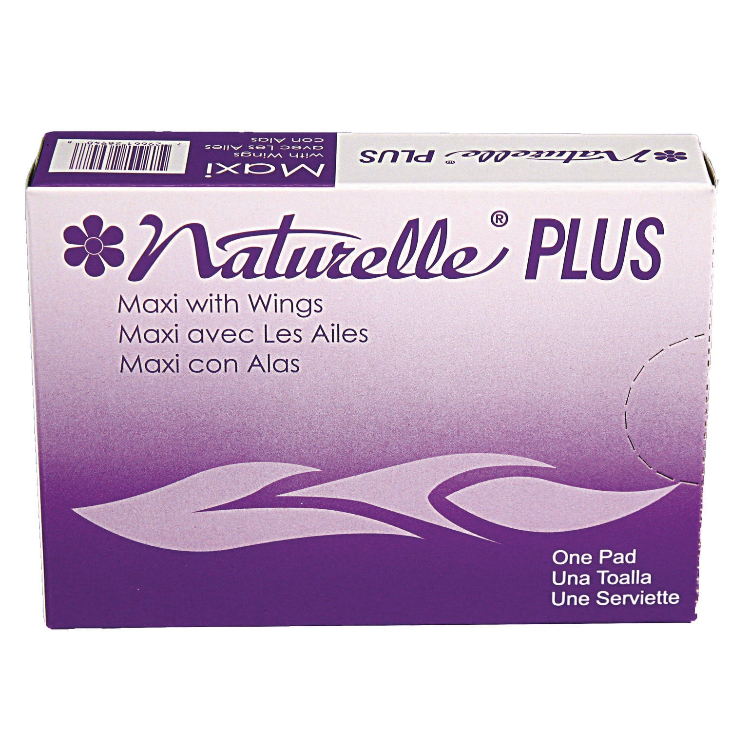 naturelle-maxi-pads-plus-#4-with-wings-250-individually-wrapped-carton_imp25189973 - 1