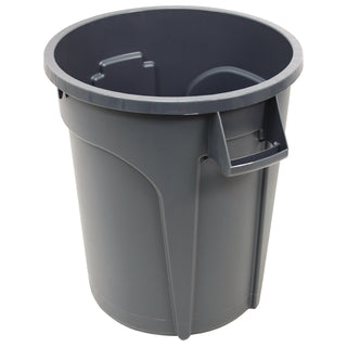 Value-Plus Containers, 20 gal, Low-Density Polyethylene, Gray