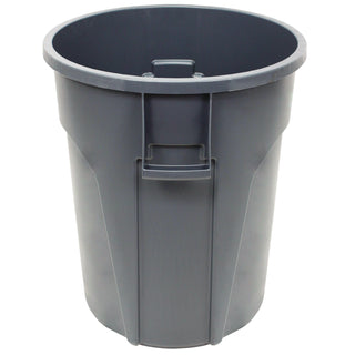 Value-Plus Containers, 20 gal, Low-Density Polyethylene, Gray