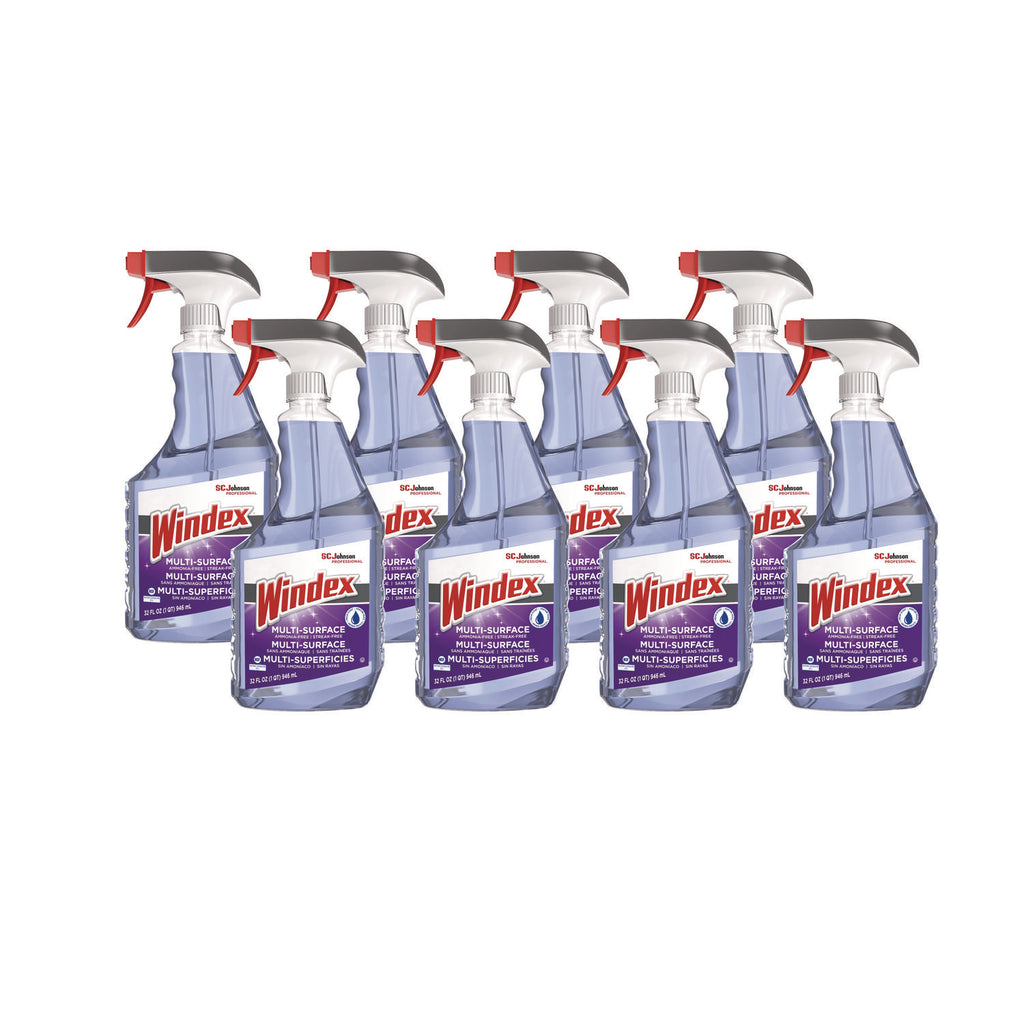 non-ammoniated-glass-multi-surface-cleaner-fresh-scent-32-oz-bottle-8-carton_sjn322381 - 1