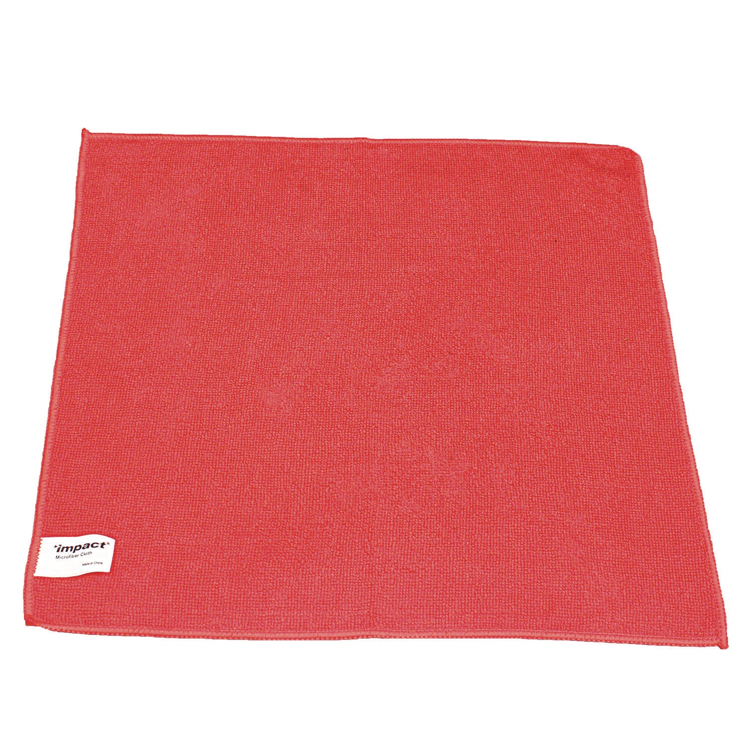 Lightweight Microfiber Cloths, 16 x 16, Red, 240/Carton - 3