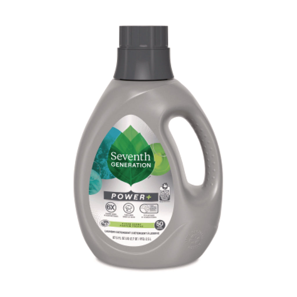 Power+ Laundry Detergent, Clean Scent, 87.5 oz Bottle