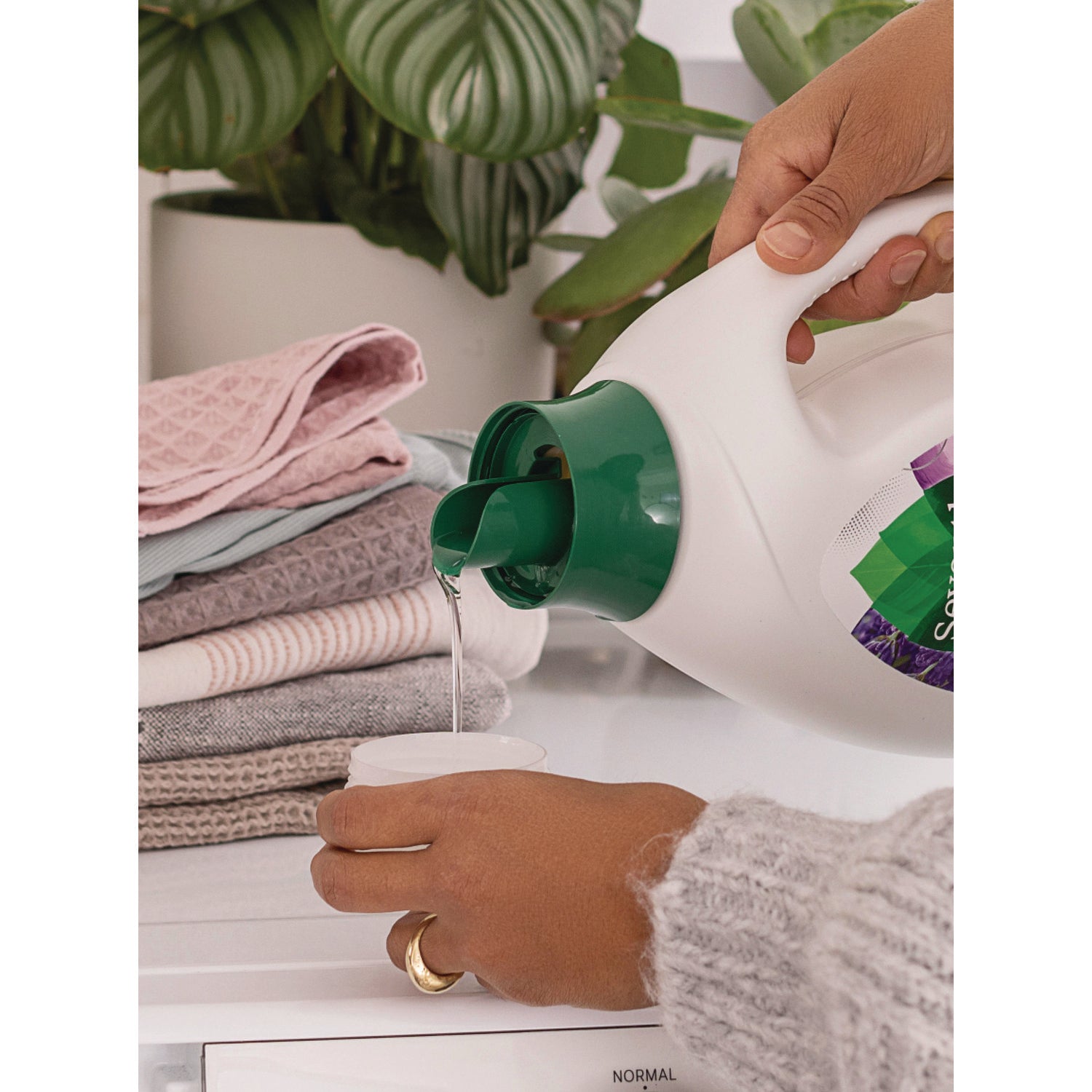 Power+ Laundry Detergent, Clean Scent, 87.5 oz Bottle