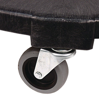 GatorAnchor Gator Anchor Dolly - 24" Length x 24" Width x 7" Height - Black - 1 Each