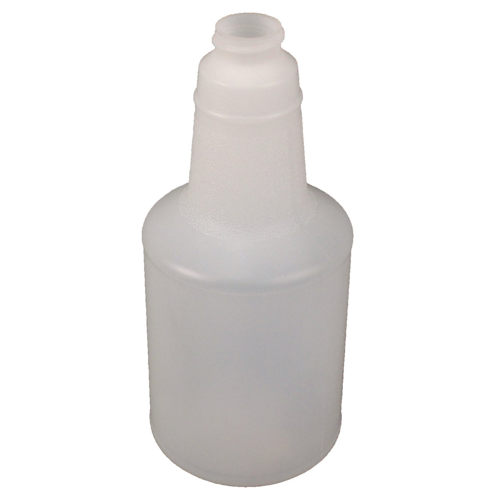 Plastic Bottles with Graduations, 24 oz, Clear, 24/Carton