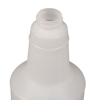 Plastic Bottles with Graduations, 32 oz, Clear, 12/Carton