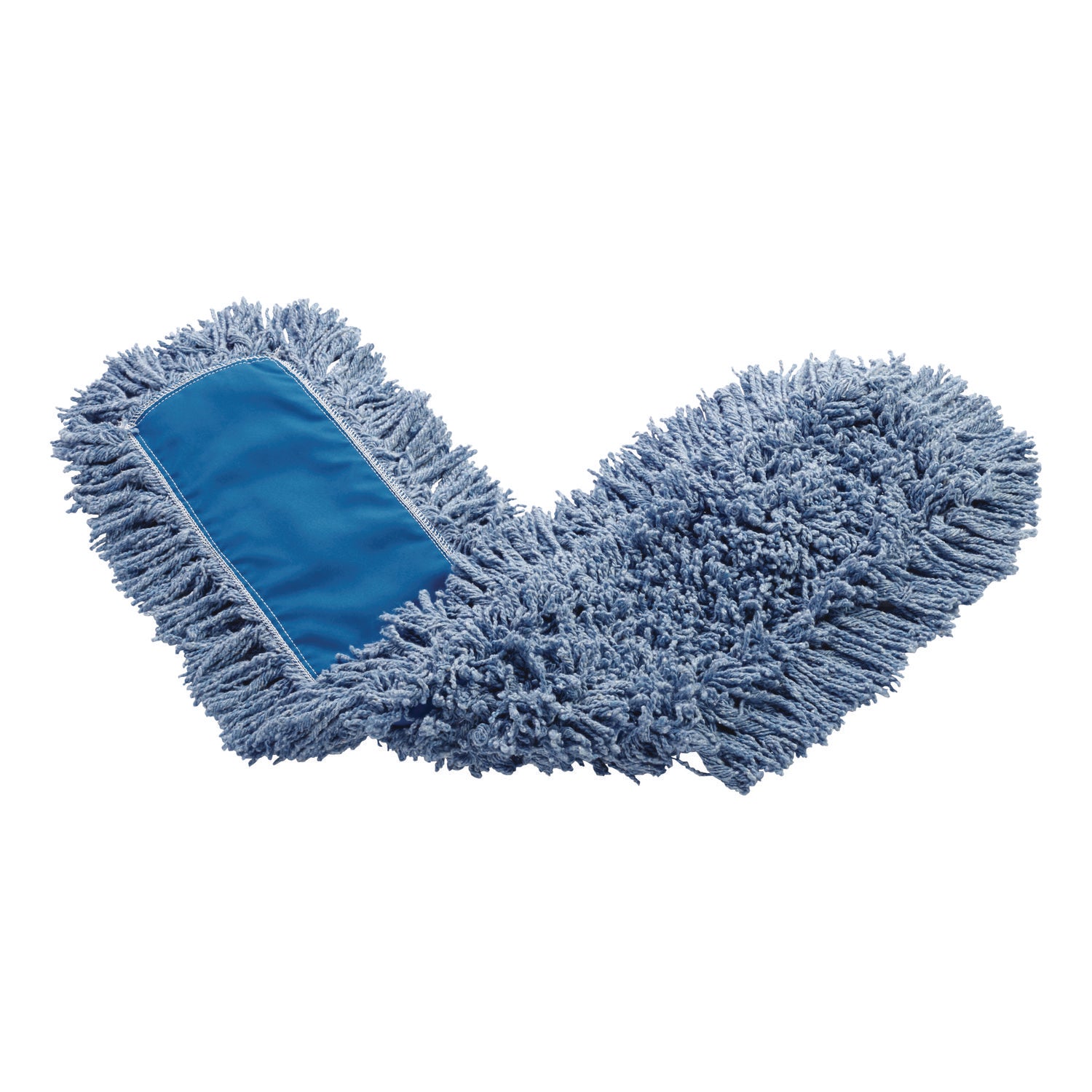 Twisted Loop Blend Dust Mop, Polyester Yarn, 48", Blue, 12/Carton - 1