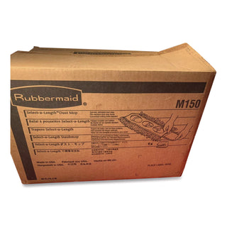 Cut To Length Dust Mops, Cotton, White, Cut-End, 5 x 40 Ft, 1 Box