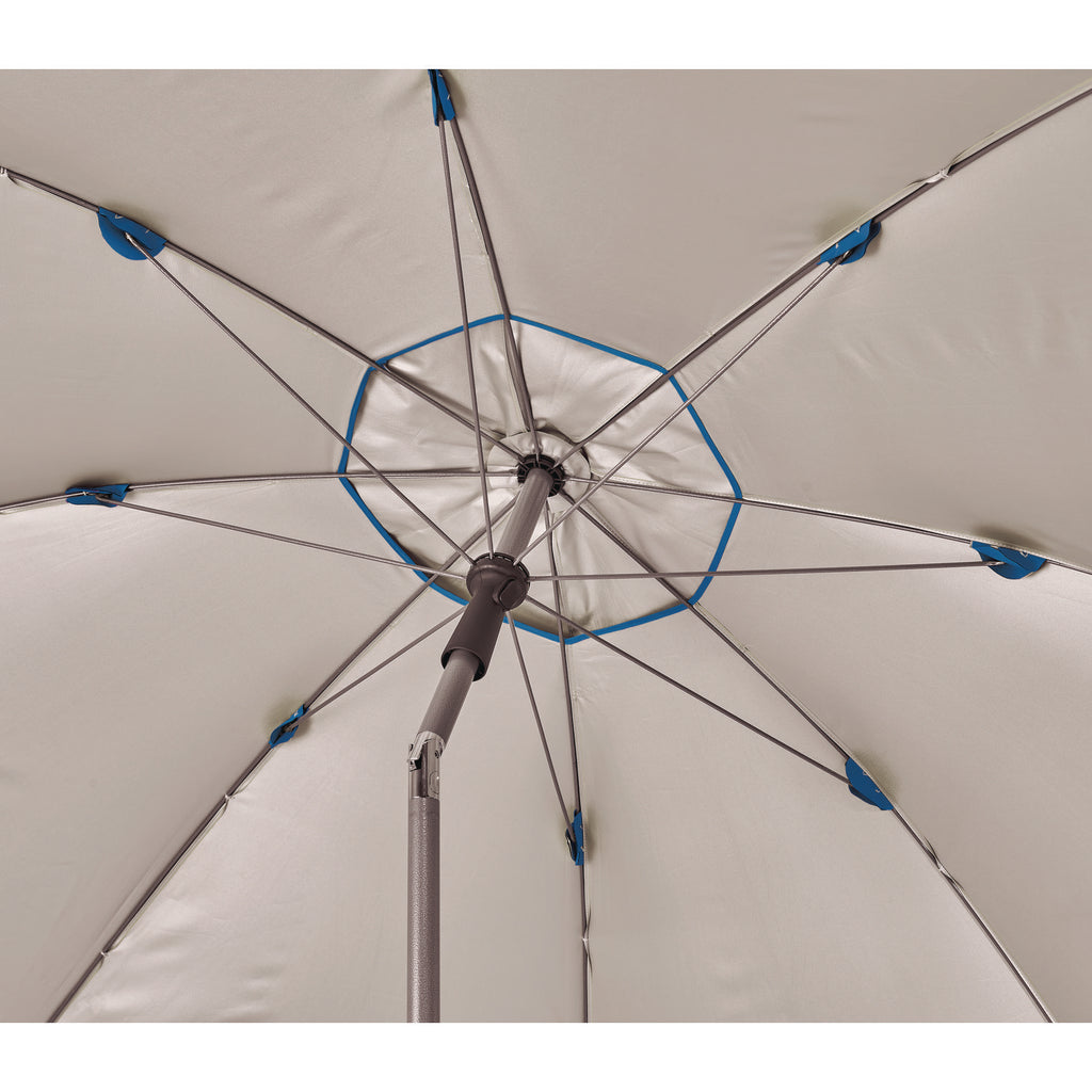 Shax 6100 Lightweight Work Umbrella, 90" Span, 92" Long, Blue Canopy, Ships in 1-3 Business Days