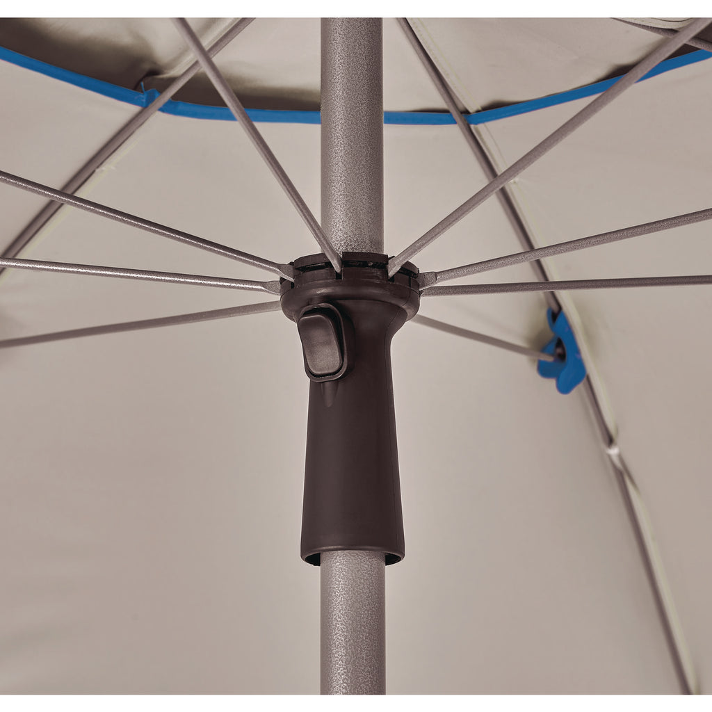 Shax 6100 Lightweight Work Umbrella, 90" Span, 92" Long, Blue Canopy, Ships in 1-3 Business Days