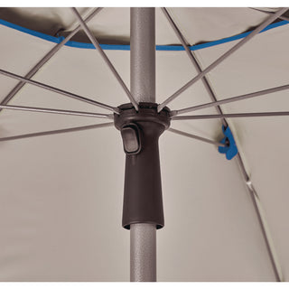 Shax 6100 Lightweight Work Umbrella, 90" Span, 92" Long, Blue Canopy, Ships in 1-3 Business Days
