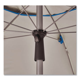 SHAX 6199 Lightweight Work Umbrella and Stand Kit, 90" Span, 92" Long, Blue Canopy, Ships in 1-3 Business Days
